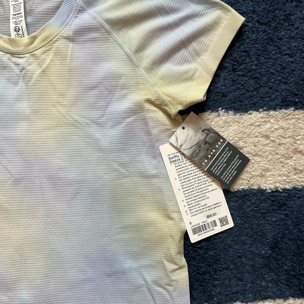 NWT Lululemon Swiftly Tech Short Sleeve Size 8 - Picture 2 of 4